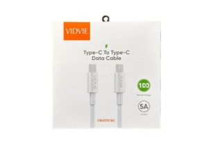 Cable Tipo C a Tipo C 100w Vidvie Calidad Top
